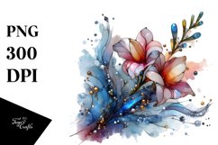 Abstract Shiny Freesia | Clipart Product Image 1