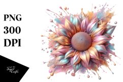 Shiny Sunflower | Sublimation | PNG Clipart Product Image 1