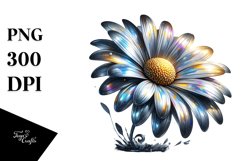 Shiny Glossy Daisy Watercolor Splash Product Image 3