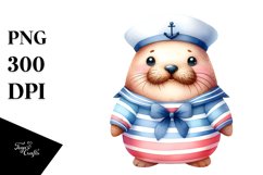Sailor Suit Walrus Clipart Product Image 4
