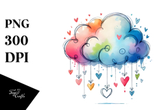 Colorful Heart with Wings Product Image 1