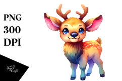 Vibrant Cute Elk PNG Product Image 1