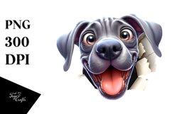 Crazy Great Dane with Popping Eyes | Clipart Product Image 1