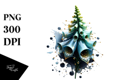 Abstract Foxglove PNG Product Image 1