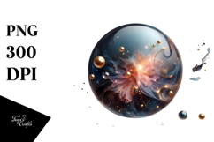 Abstract Cosmos PNG Product Image 1