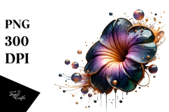 Abstract Petunia PNG Product Image 1