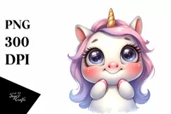 Expressive Unicorn with Large Goofy Smile PNG Product Image 3