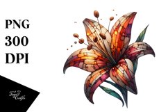 Abstract Lily | Sublimation Clipart Product Image 1