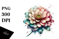 Zinnia Abstract | Sublimation Clipart Product Image 1