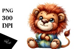 Adorable Vibrant Brownish Lion Plush | Clipart Product Image 3