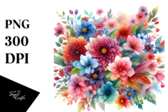 Colorful Butterfly Silhouettes PNG Product Image 1