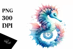 Sea Horse Sublimation Clipart Product Image 3
