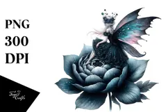 Gothic Fairy Flower PNG Product Image 1