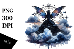 Gothic Fairy Cloud PNG Product Image 1