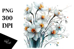 Narcissus Flower, Transparent PNG Product Image 1