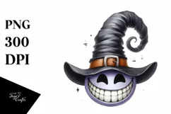 Funny Watercolor Halloween Sticker | Clipart Product Image 3