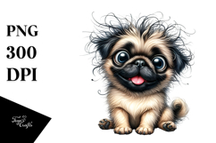 Cute Baby Yorkipoo PNG Product Image 1