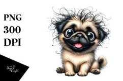 Cute Baby Yorkipoo PNG Product Image 1