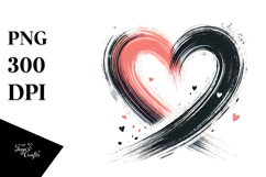 Heart with Wings, Stylish PNG Product Image 1