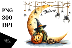 Turtle Dressed for Halloween PNG Product Image 1