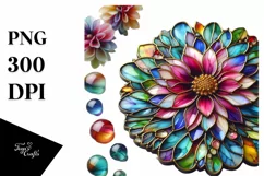 Watercolor Luxury Flower Splash Clipart Product Image 1