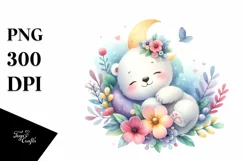 Cute Baby Bear Animal Clipart Product Image 1