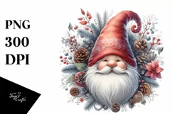 High Detail Christmas Gnome PNG Product Image 1