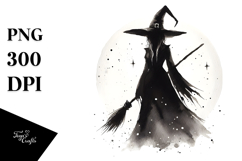 Vintage Evil Witch PNG Product Image 1