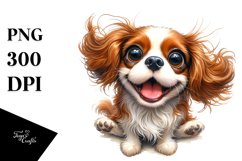 Smiling Crazy Watercolor Enthusiastic | Clipart Product Image 3