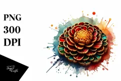 Detailed Wooden Marigold Stained Clipart Product Image 3