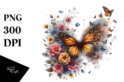 Colorful Butterfly PNG Product Image 1