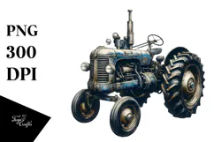 Vintage Tractor with Stars Tumbler Product Image 1