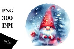 High Detail Winter Gnome PNG Product Image 3