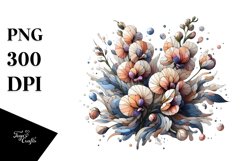 Abstract Wooden Sweet Pea Stained Clipart Product Image 3