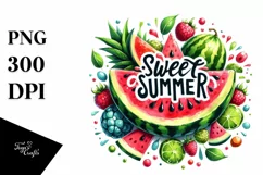 Juicy Watermelon Piece, Transparent PNG Product Image 1