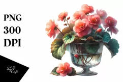 Colorful Flowers,Seated Bird | Sublimation,Clipart Product Image 1
