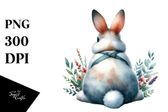 Bunny Creative View from Back, Transparent PNG Product Image 1
