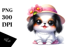 Happy Baby Cartoon Japanese Chin, Transparent PNG Product Image 1