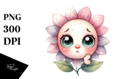 Expressive Baby Face PNG Product Image 1