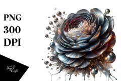 Abstract Shiny Ranunculus Clipart Product Image 1