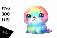 Colorful Smiling Baby Hummingbird | Sublimation | Clipart Product Image 1
