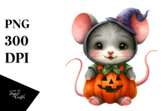 Vibrant Drawing of Cute Baby Mouse, 20 oz Tumbler Product Image 1