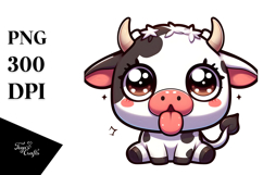 Funny Cartoon Cow Design Product Image 1