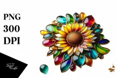 Watercolor Luxury Flower Splash Clipart Product Image 3