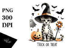 Simple Halloween Trick or Treat, PNG Product Image 1