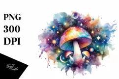 Colorful Mushroom, Transparent PNG Product Image 3
