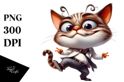 Funny Cat with Bow Tie Product Image 1