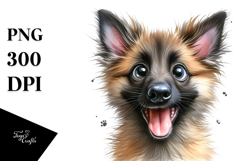 Cute Baby Malinois PNG Product Image 1