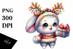 Extremely Expressive Baby Rabbit PNG Product Image 1