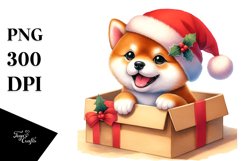Enthusiastic Baby Shiba Inu PNG Product Image 3